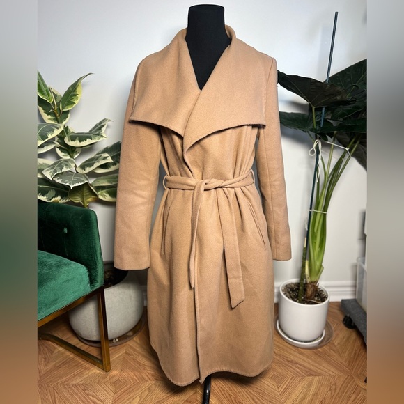 ONLY, Waist Wrap Trench Coat, Tan/Brown, Medium - Picture 1 of 10